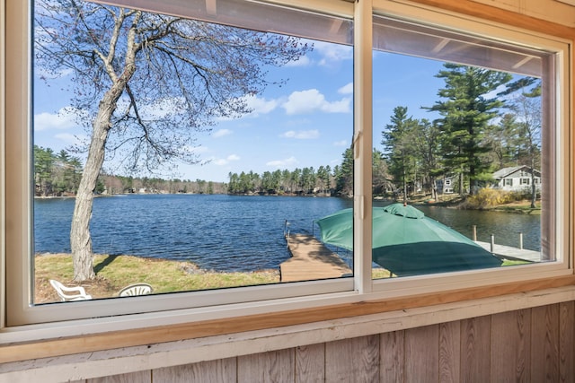 property view of water
