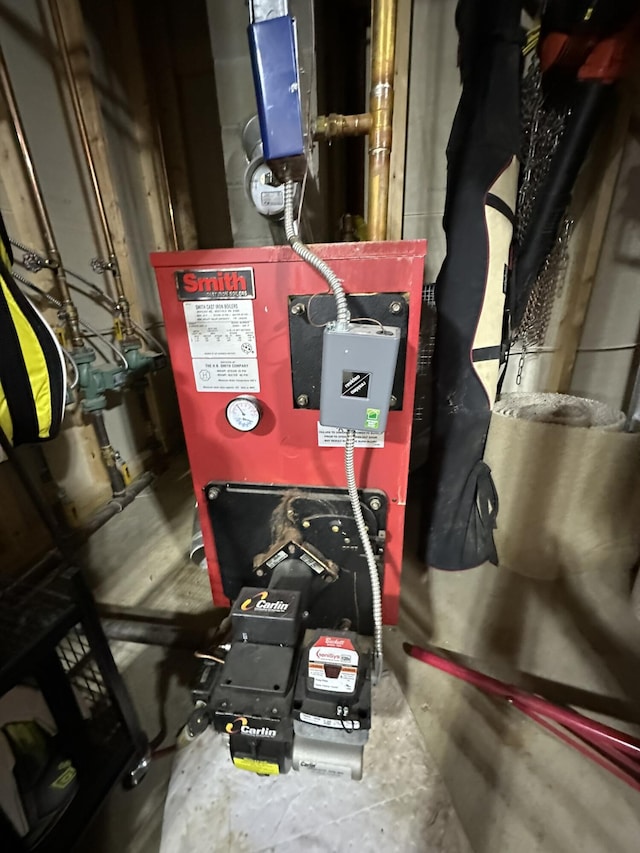 view of utility room