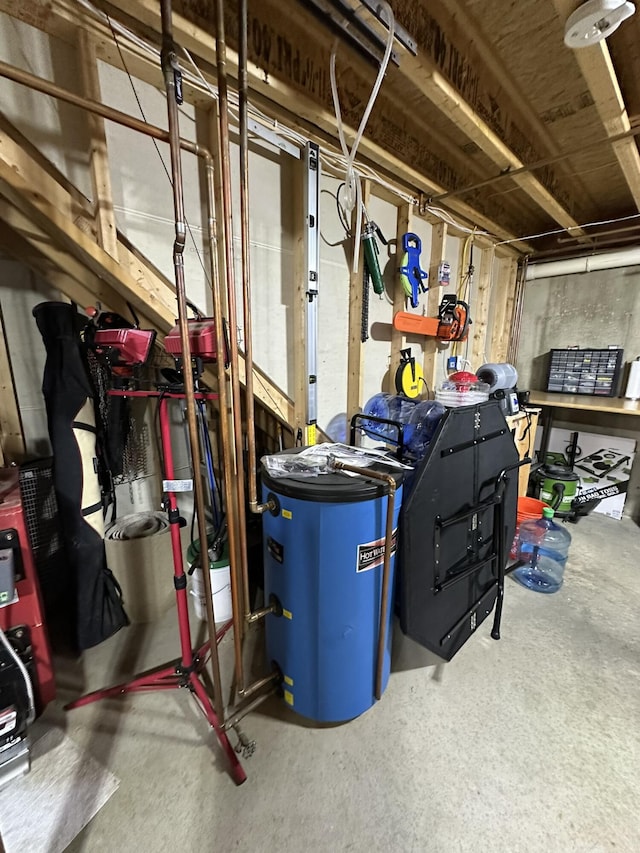 view of storage room