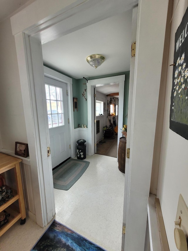 view of doorway to outside