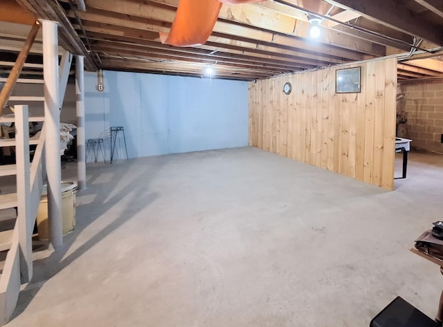 31 Arbor Ave, Topsham, ME 04086 - view of unfinished basement
