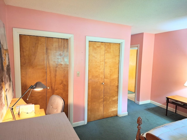 31 Arbor Ave, Topsham, ME 04086 - carpeted bedroom with two closets and baseboards