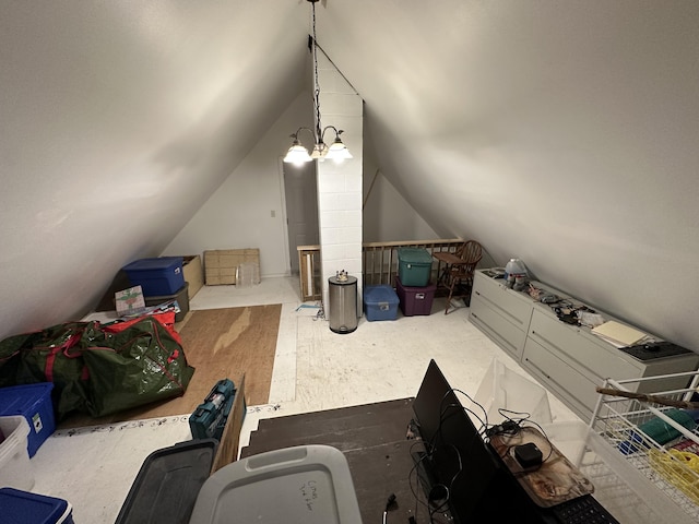 14 Elm St, Houlton, ME 04730 - additional living space featuring lofted ceiling