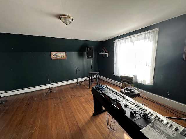 14 Elm St, Houlton, ME 04730 - game room featuring hardwood / wood-style floors and baseboards