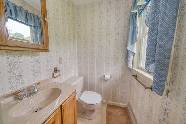 6 Seaside Dr, Belfast, ME 04915 - bathroom featuring toilet and vanity