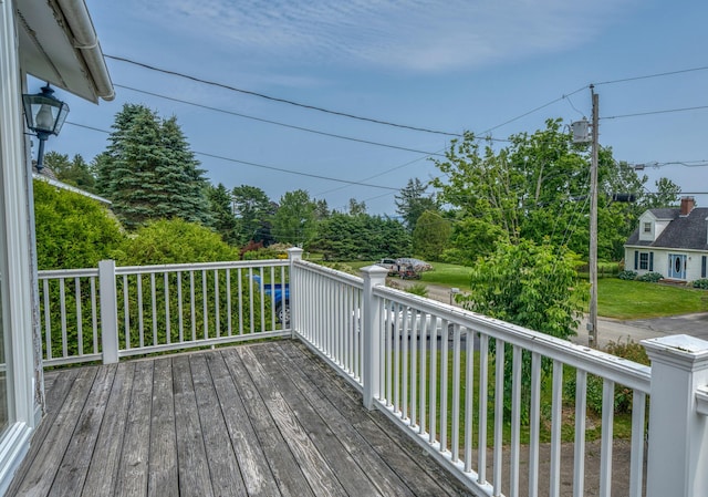 6 Seaside Dr, Belfast, ME 04915 - view of wooden terrace