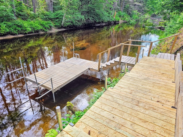 137 Maplewood Dr, Naples, ME 04055 - dock area with a water view