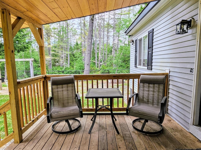 137 Maplewood Dr, Naples, ME 04055 - view of deck