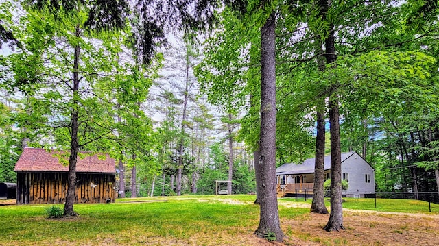 137 Maplewood Dr, Naples, ME 04055 - view of yard
