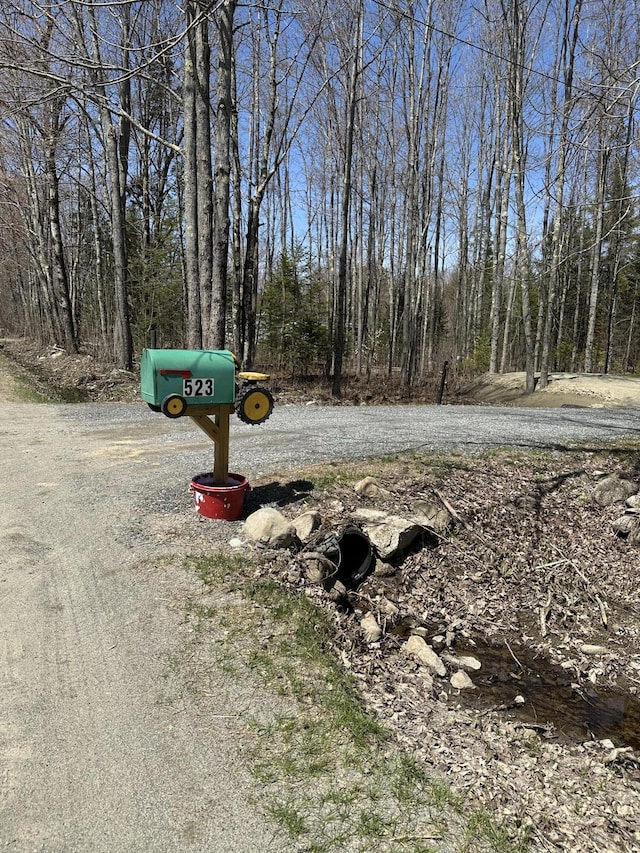 view of road