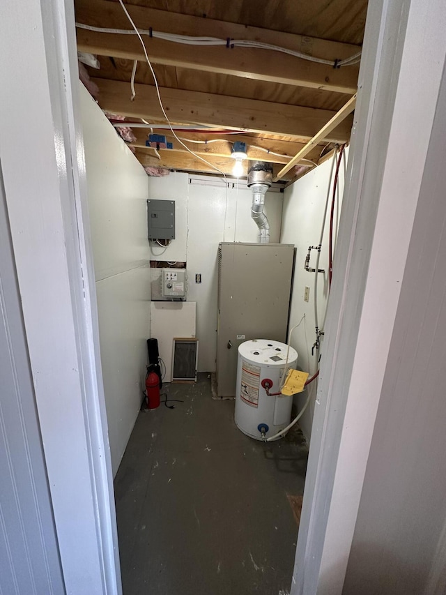 view of utility room