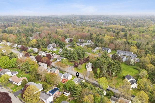171 Regan Ln, Portland, ME 04103 - aerial view of property's location with a forest and nearby suburban area