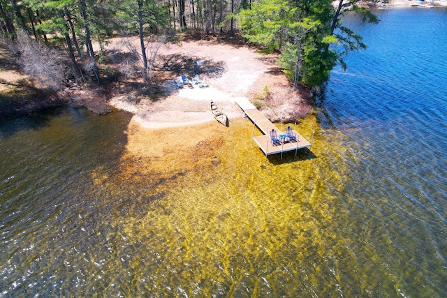 372 Pine Springs Rd, Shapleigh, ME 04076 - drone / aerial view of a nearby body of water