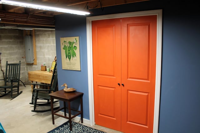 372 Pine Springs Rd, Shapleigh, ME 04076 - interior space featuring electric panel