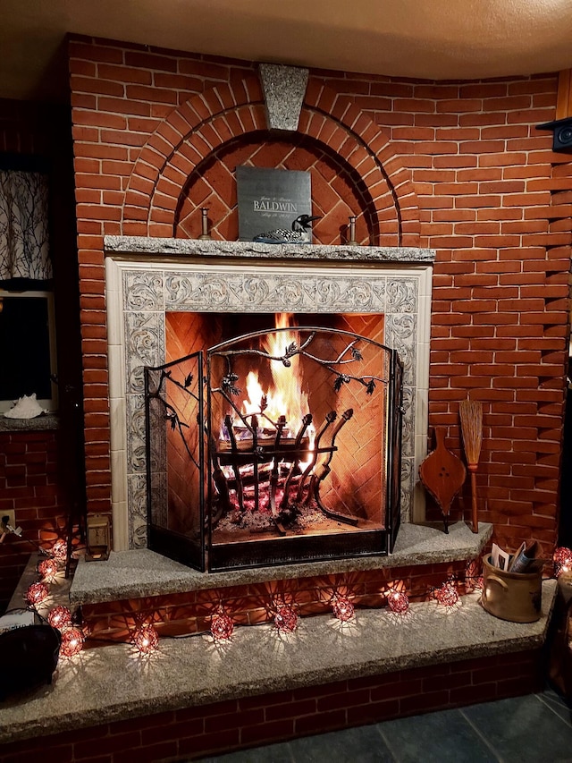 372 Pine Springs Rd, Shapleigh, ME 04076 - detailed view of a fireplace with raised hearth