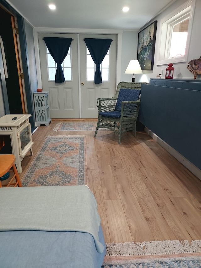 372 Pine Springs Rd, Shapleigh, ME 04076 - entryway with wood finished floors