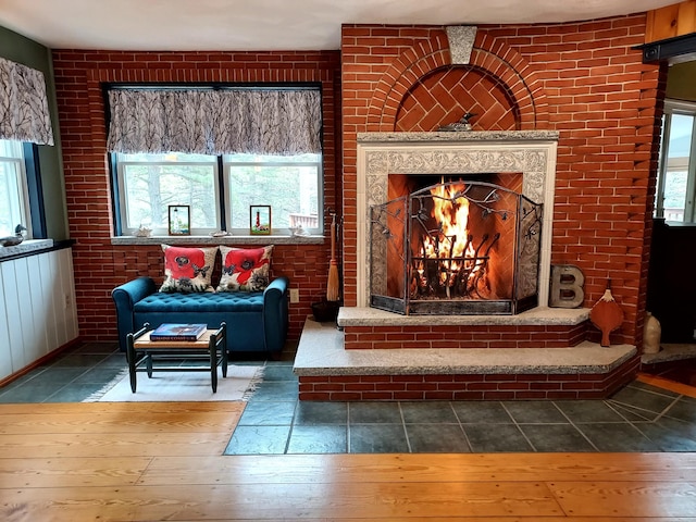 372 Pine Springs Rd, Shapleigh, ME 04076 - living area featuring hardwood / wood-style flooring
