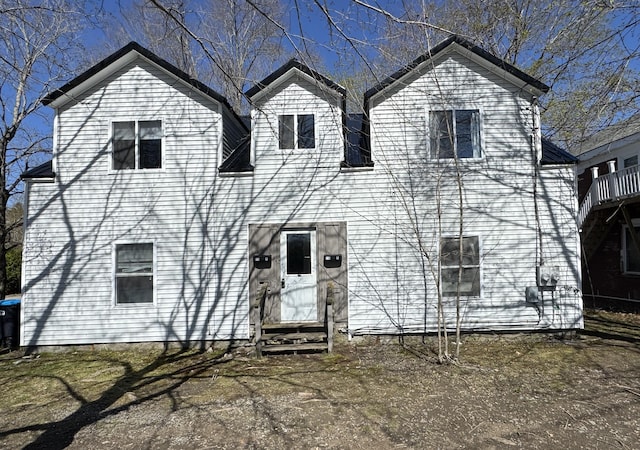 view of front of house with entry steps