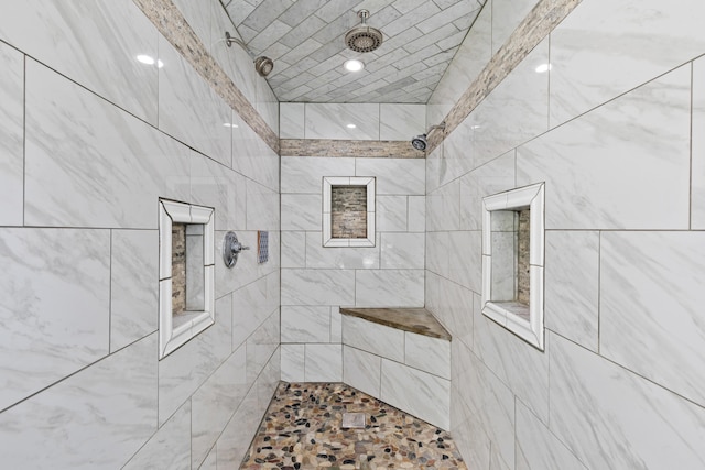319 Harris Rd, Cumberland, ME 04021 - bathroom featuring tiled shower
