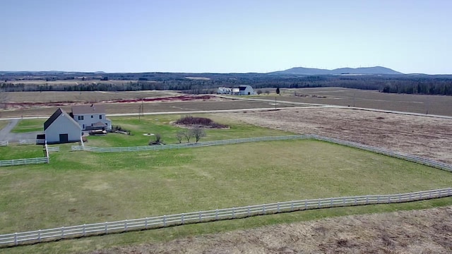 129 Williams Rd, Presque Isle, ME 04769 - aerial view featuring a rural view and a mountain view