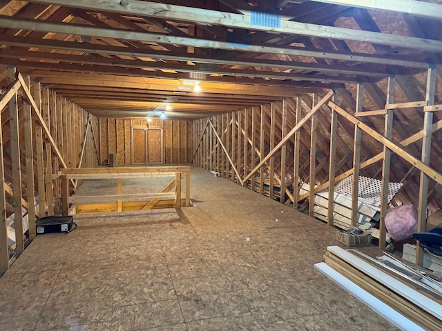 129 Williams Rd, Presque Isle, ME 04769 - view of unfinished attic