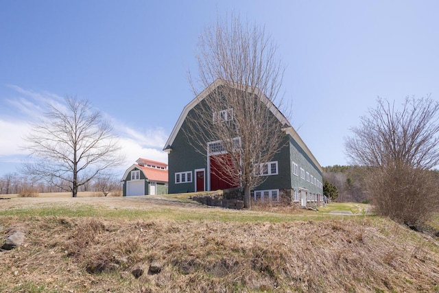 view of barn