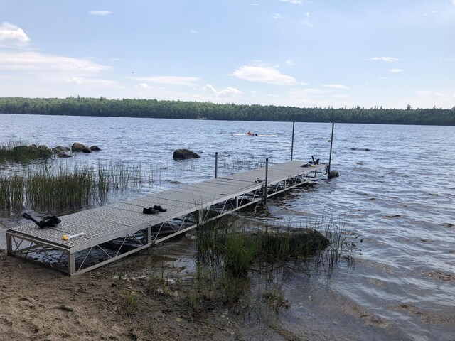 172 Alder Brook Ln, Waltham, ME 04605 - dock with a water view