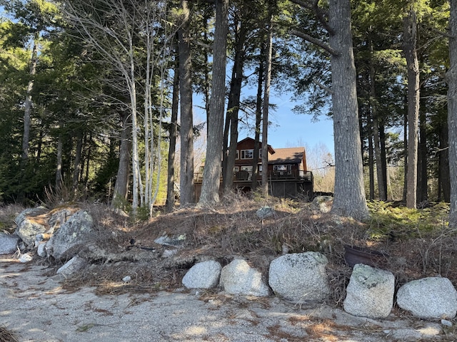 172 Alder Brook Ln, Waltham, ME 04605 - view of yard