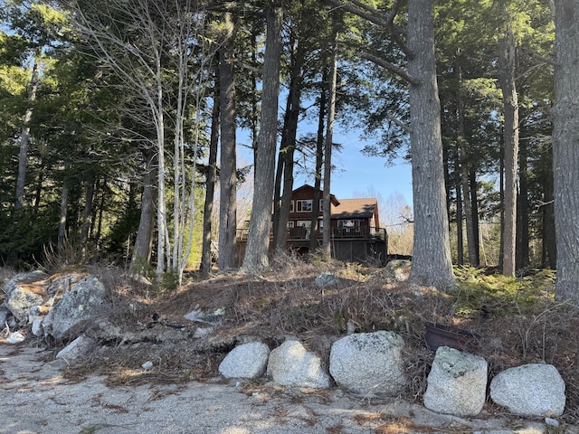 172 Alder Brook Ln, Waltham, ME 04605 - view of yard