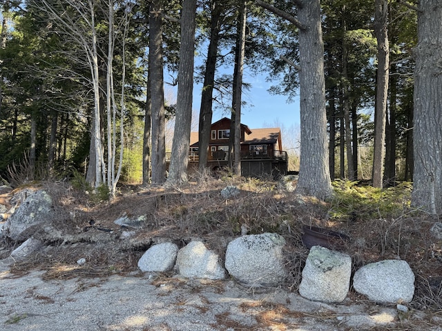 172 Alder Brook Ln, Waltham, ME 04605 - view of yard