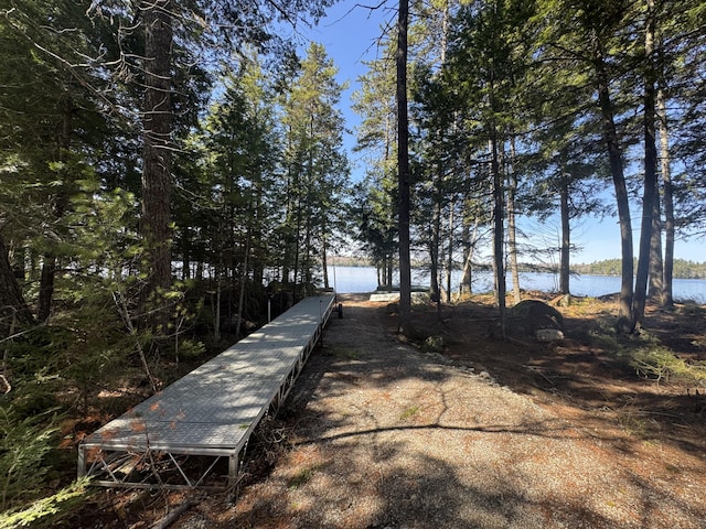 172 Alder Brook Ln, Waltham, ME 04605 - exterior space with a water view