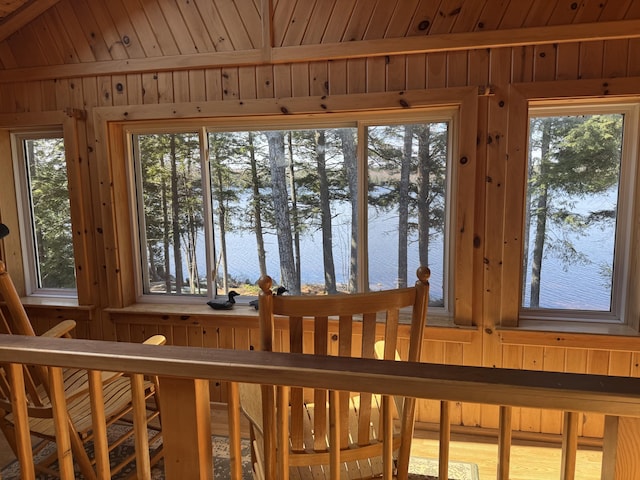 172 Alder Brook Ln, Waltham, ME 04605 - detailed view of a nearby body of water and wooden walls