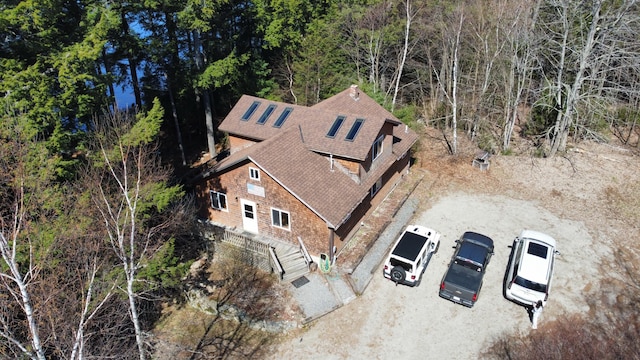 172 Alder Brook Ln, Waltham, ME 04605 - aerial view of property and surrounding area