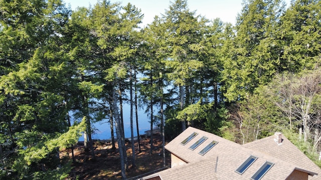 172 Alder Brook Ln, Waltham, ME 04605 - exterior view of roof with shingles