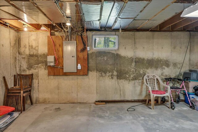 17 Fenton Way, Bangor, ME 04401 - basement featuring electric panel