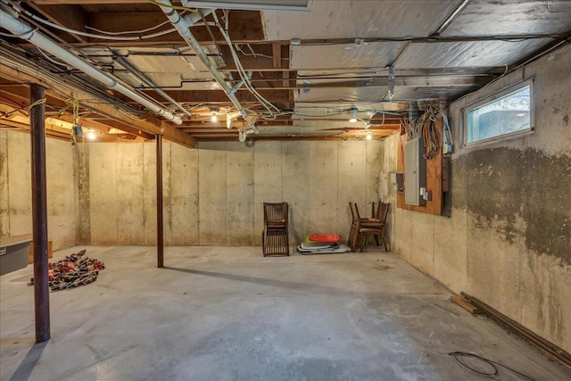 17 Fenton Way, Bangor, ME 04401 - below grade area with electric panel