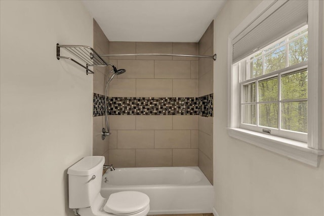 17 Fenton Way, Bangor, ME 04401 - bathroom featuring toilet and shower / tub combination