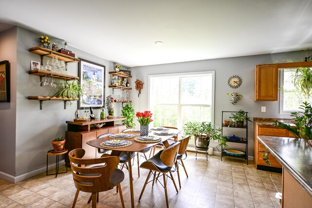 25 Ireland Dr, Berwick, ME 03901 - dining room with a baseboard radiator and light tile patterned floors