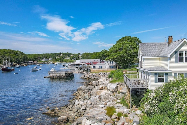 147 State Route 32, Bristol, ME 04554 - water view with a dock