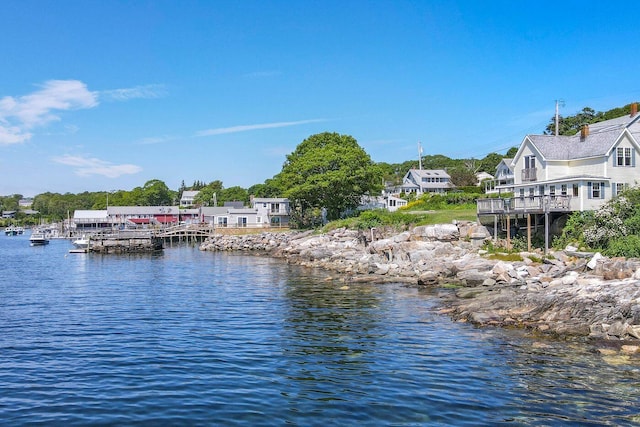 147 State Route 32, Bristol, ME 04554 - water view with a dock