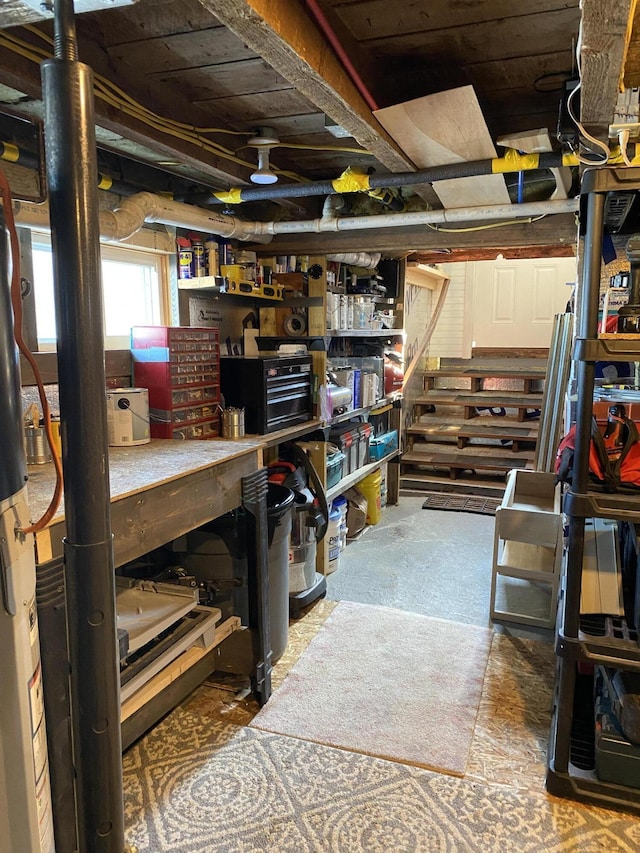 60 St John Rd, Fort Kent, ME 04743 - basement featuring a workshop area