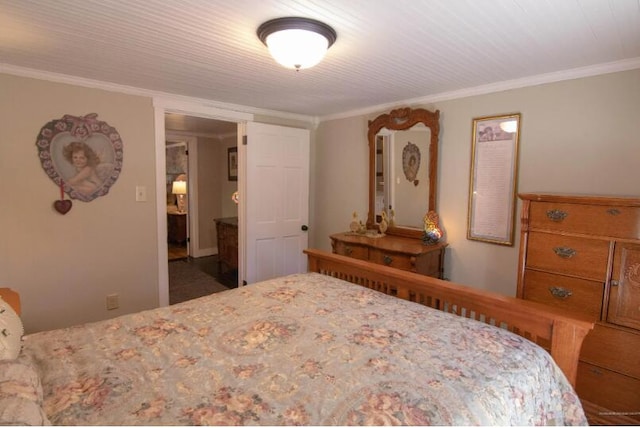 60 St John Rd, Fort Kent, ME 04743 - bedroom with crown molding