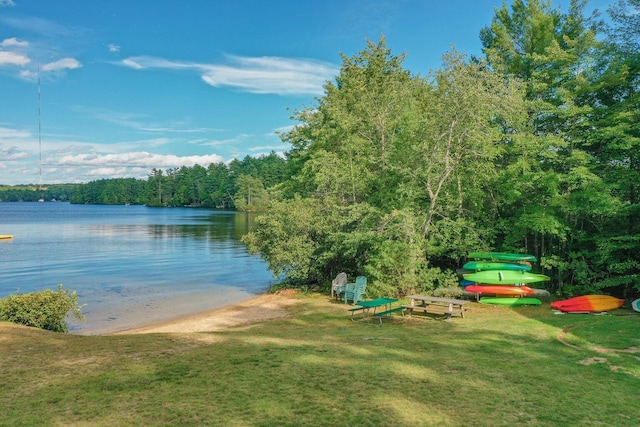 19 Pond View Way, Casco, ME 04015 - water view with a forest