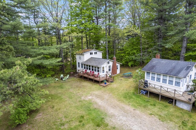 19 Pond View Way, Casco, ME 04015 - view from above of property
