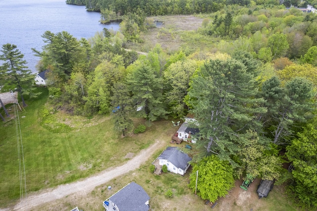 19 Pond View Way, Casco, ME 04015 - aerial view of property and surrounding area featuring a large body of water