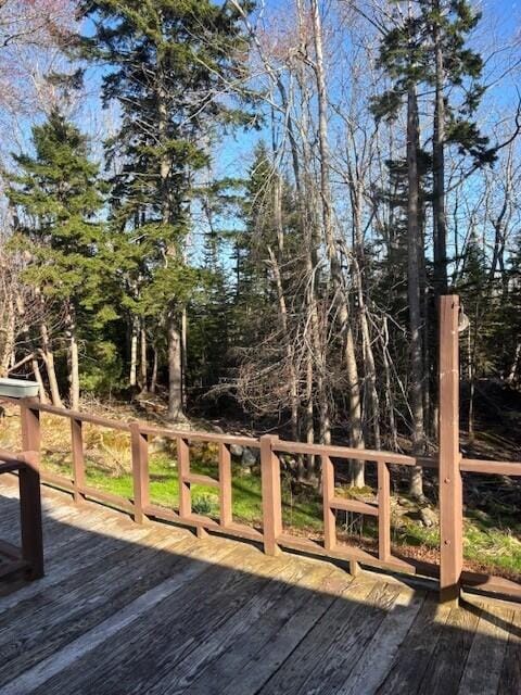 view of deck
