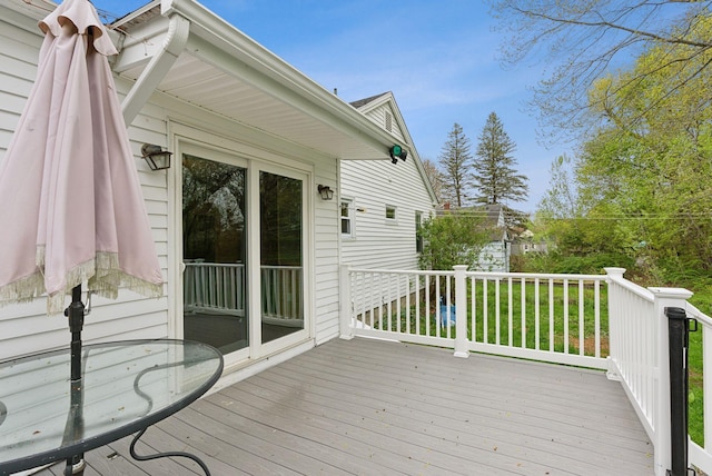 61 Westmore Ave, Biddeford, ME 04005 - view of wooden terrace