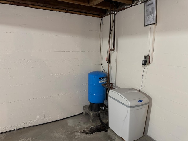 view of utility room