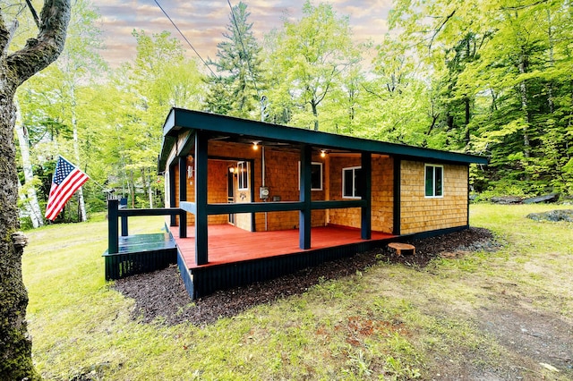 view of outdoor structure
