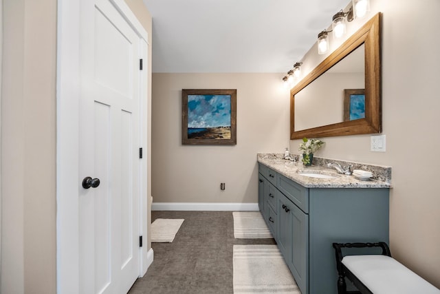 35 Graystone Dr, Hampden, ME 04444 - bathroom featuring vanity and baseboards